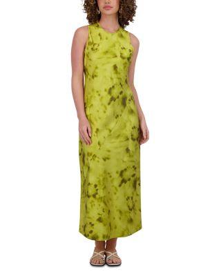Satin Column Dress by POINT