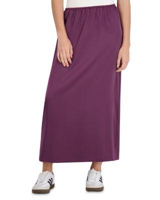 Satin Maxi Skirt by POINT