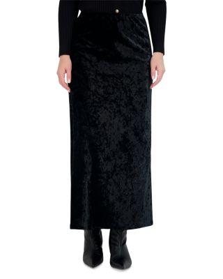 Velvet Straight Skirt by POINT