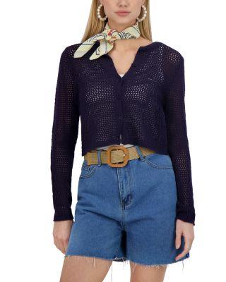 Wide Knit Cardigan by POINT
