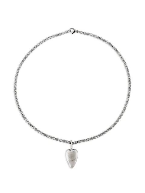 heart chain necklace by POISON DROP LAB