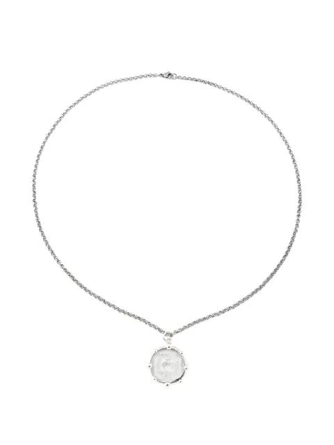 heart-detail chain-link necklace by POISON DROP LAB