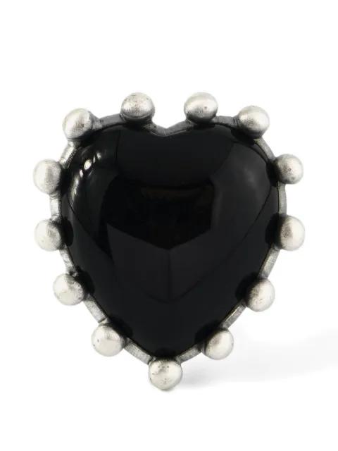 heart-shaped quartz ring by POISON DROP LAB