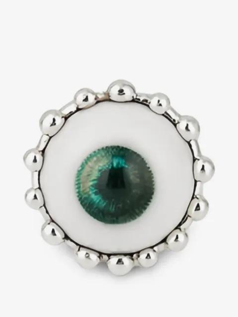 ceramic eye-motif ring by POISONED HEARTS