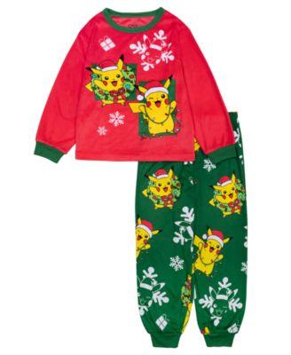 Boys' 6-12 Printed Top and Pants Pajama, 2-Piece Set by POKEMON