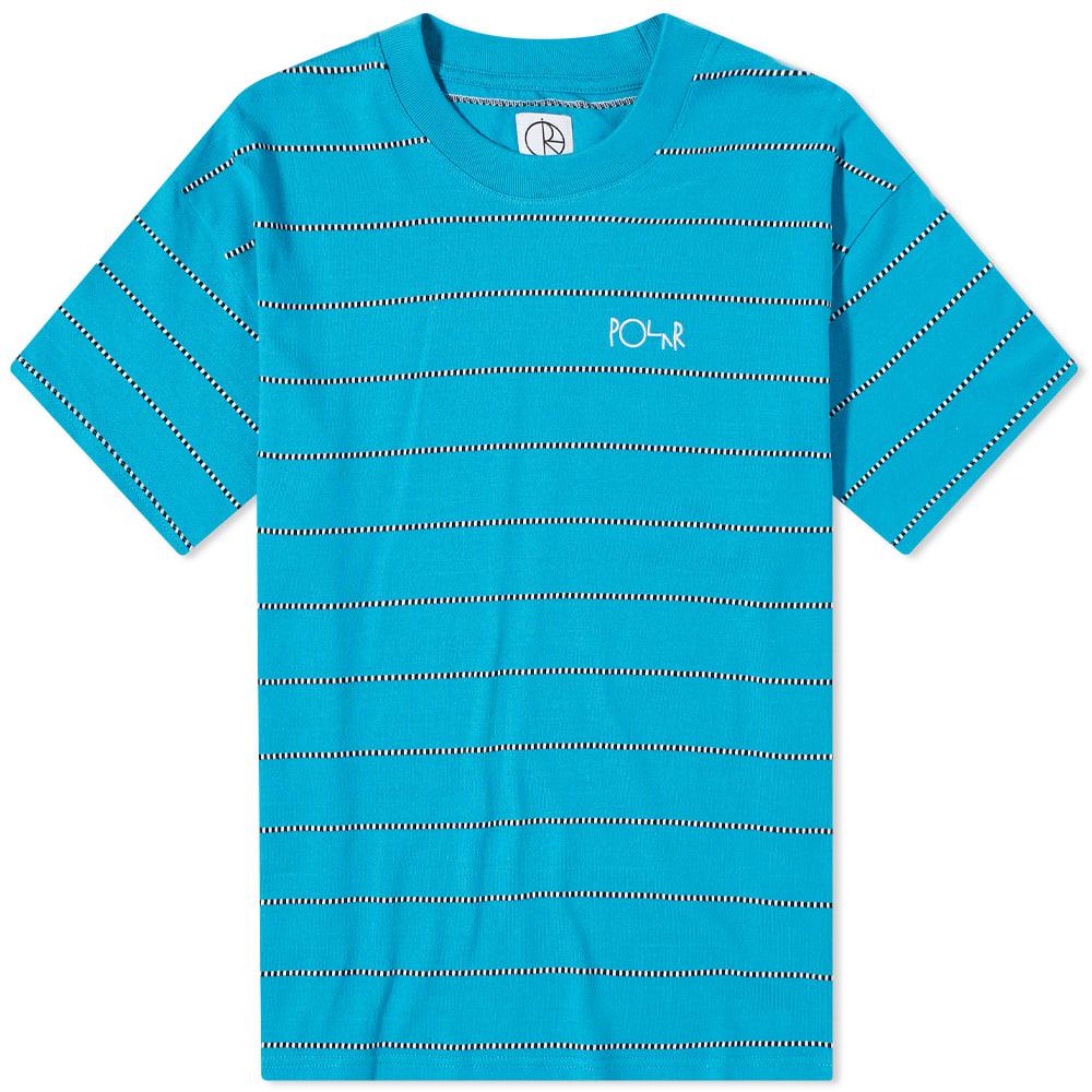 Polar Skate Co. Checkered Stripe Surf T Shirt by POLAR SKATE CO