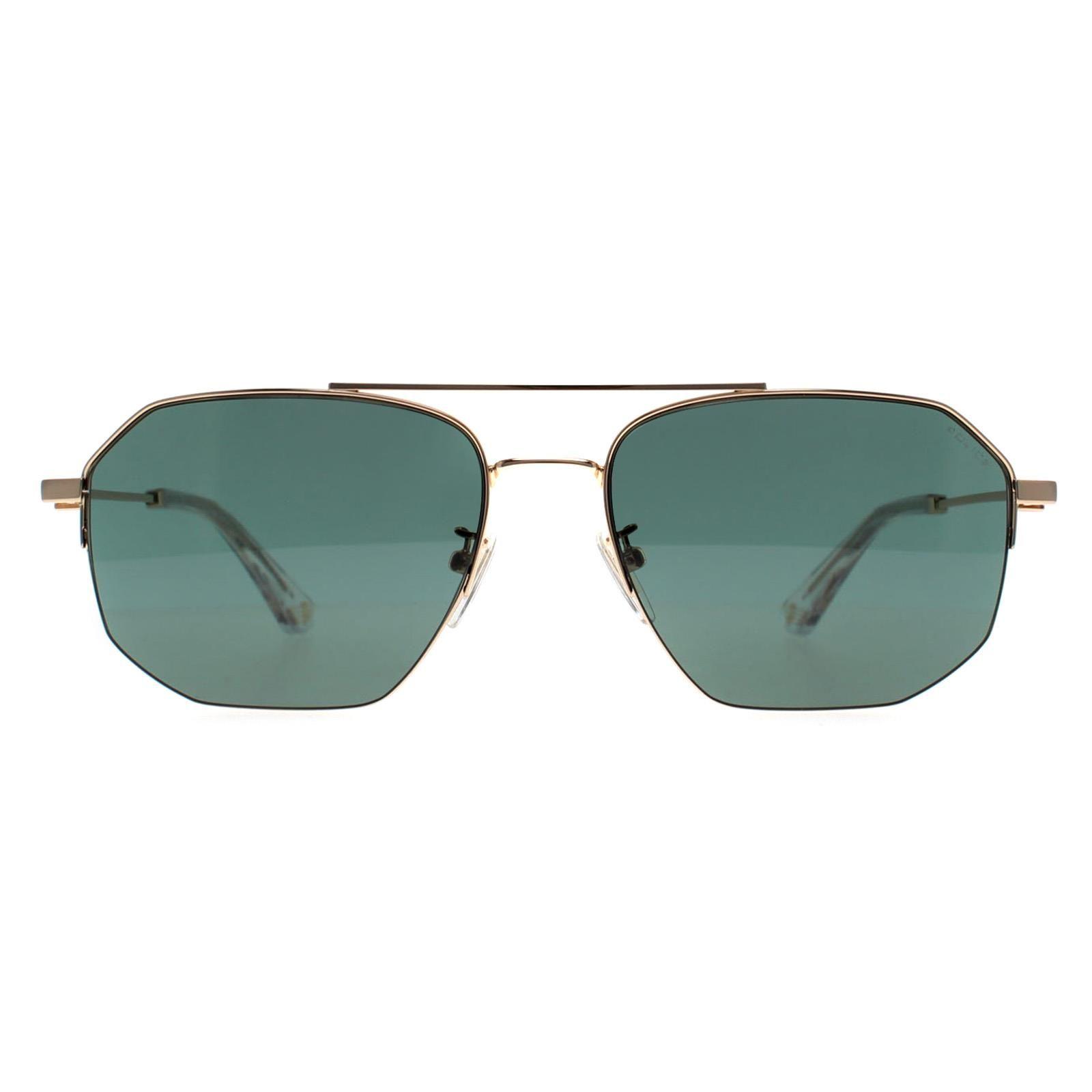 Square Shiny Rose Gold Green SPLN39 Champ 10 by POLICE