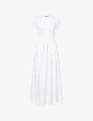 A-Line Round-Neck Cotton-Jersey Midi Dresses by POLO RALPH LAUREN