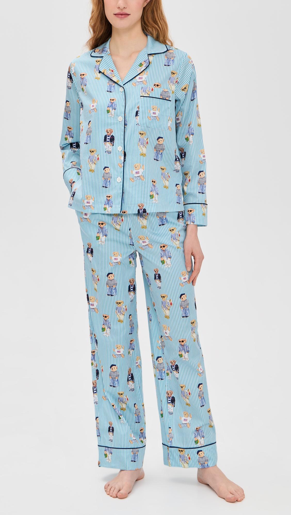 Allover Bear Madison Pajama Set by POLO RALPH LAUREN