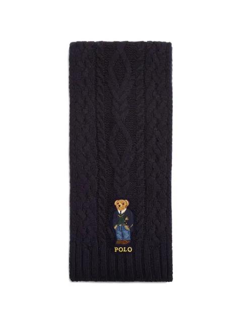 Aran St. Andrew Polo Bear scarf by POLO RALPH LAUREN