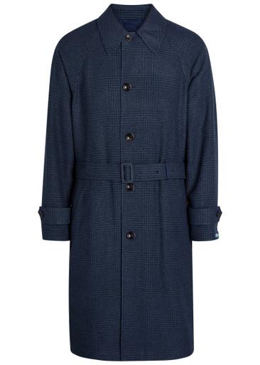 Balmacaan reversible belted wool and silk-blend coat by POLO RALPH LAUREN