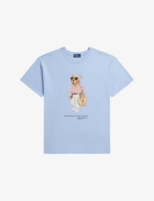 Bear-Print Short-Sleeve Cotton T-Shirt by POLO RALPH LAUREN