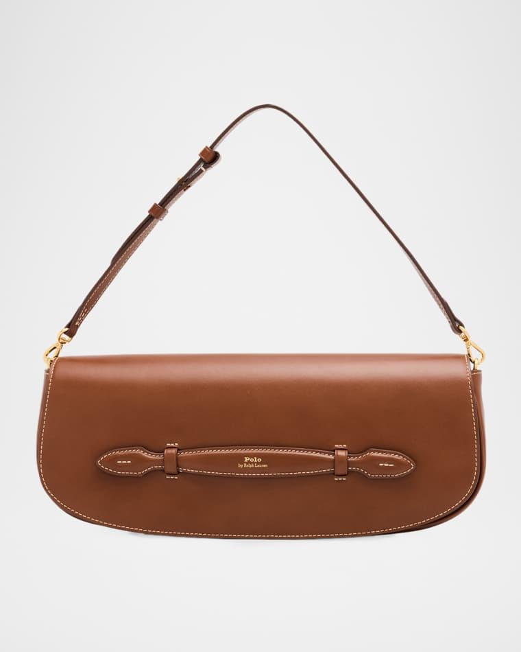Bellport Leather Long-Flap Clutch by POLO RALPH LAUREN