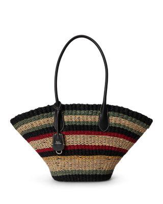 Bellport Raffia Basket Tote by POLO RALPH LAUREN