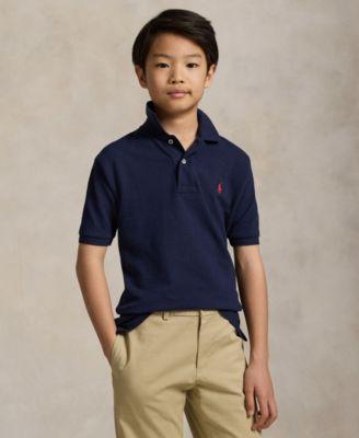Big Boys Cotton Mesh Logo Polo Shirt by POLO RALPH LAUREN