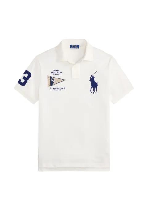 Big Pony embroidered polo shirt by POLO RALPH LAUREN