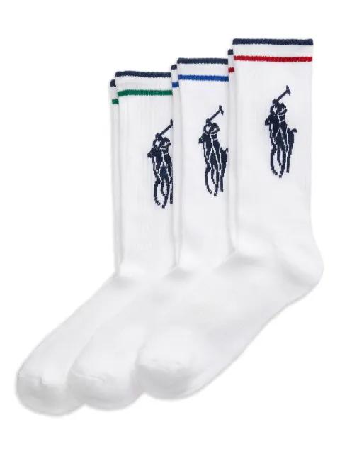 Big Pony socks (pack of three) by POLO RALPH LAUREN
