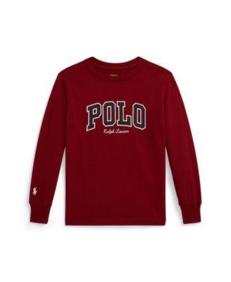 Boys' 2-7 Logo Cotton Long-Sleeve Tee by POLO RALPH LAUREN
