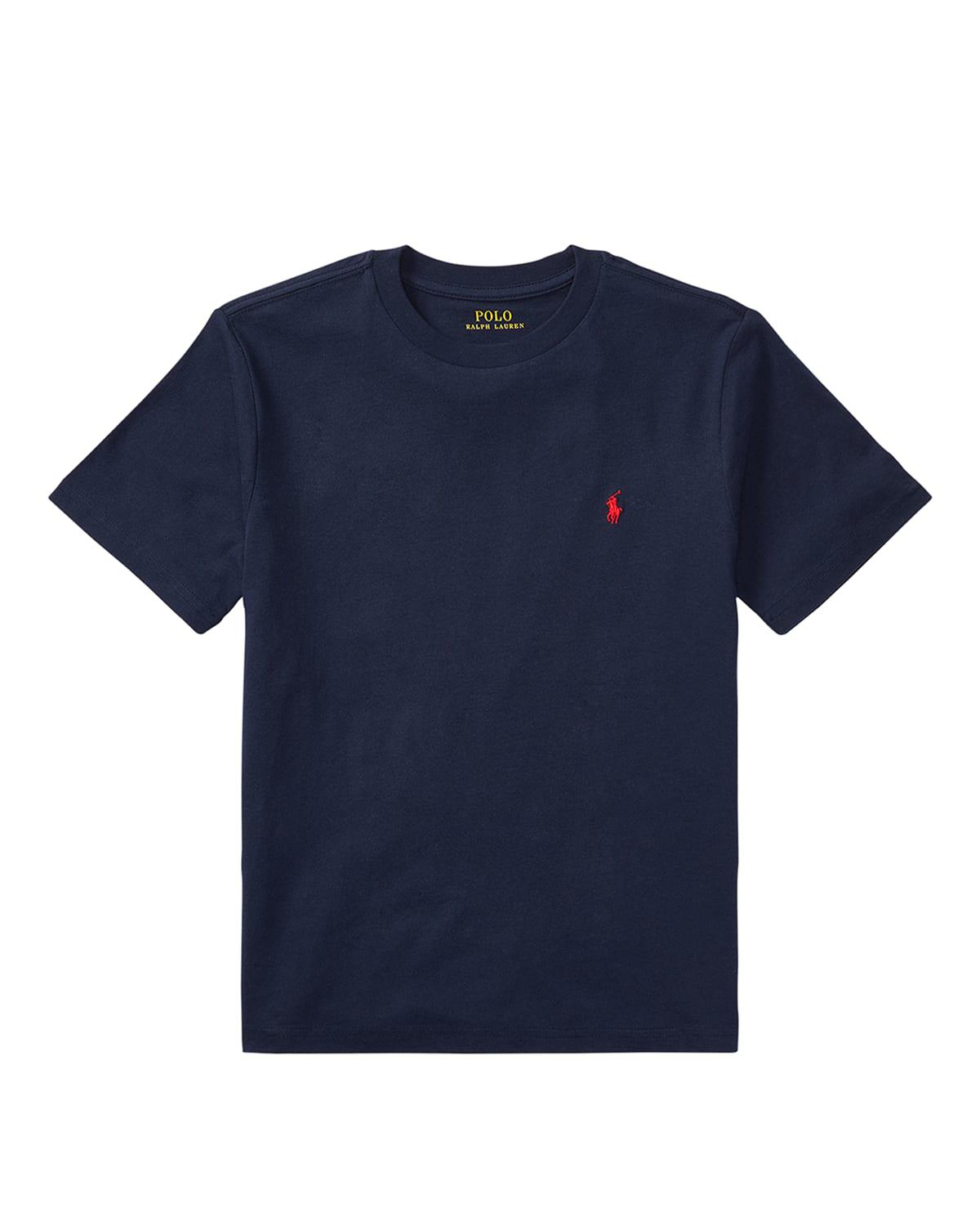 Boy's Cotton Jersey Crewneck Tee, Size 3-24M by POLO RALPH LAUREN