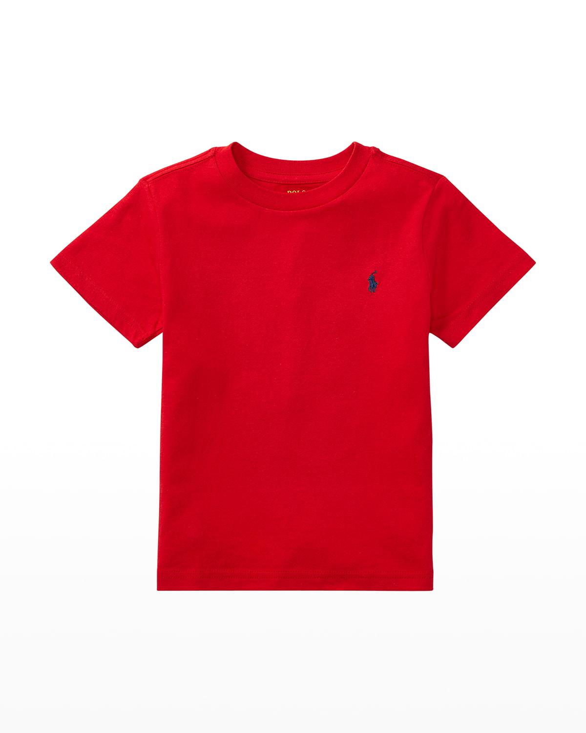 Boy's Cotton Jersey Crewneck Tee, Size 3-24M by POLO RALPH LAUREN
