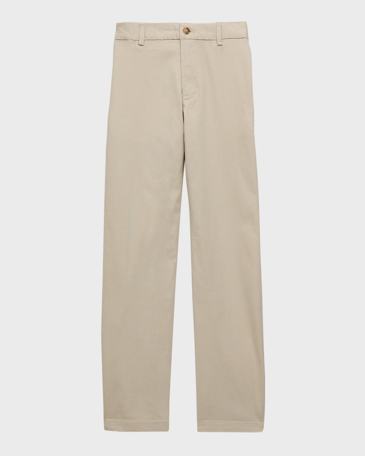 Boy's Flat Front Chino Pants, Size 4-14 by POLO RALPH LAUREN