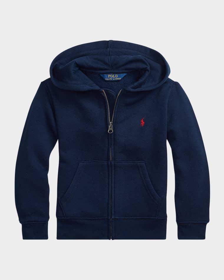 Boy's Knitted Fleece Hoodie, Size 2-7 by POLO RALPH LAUREN