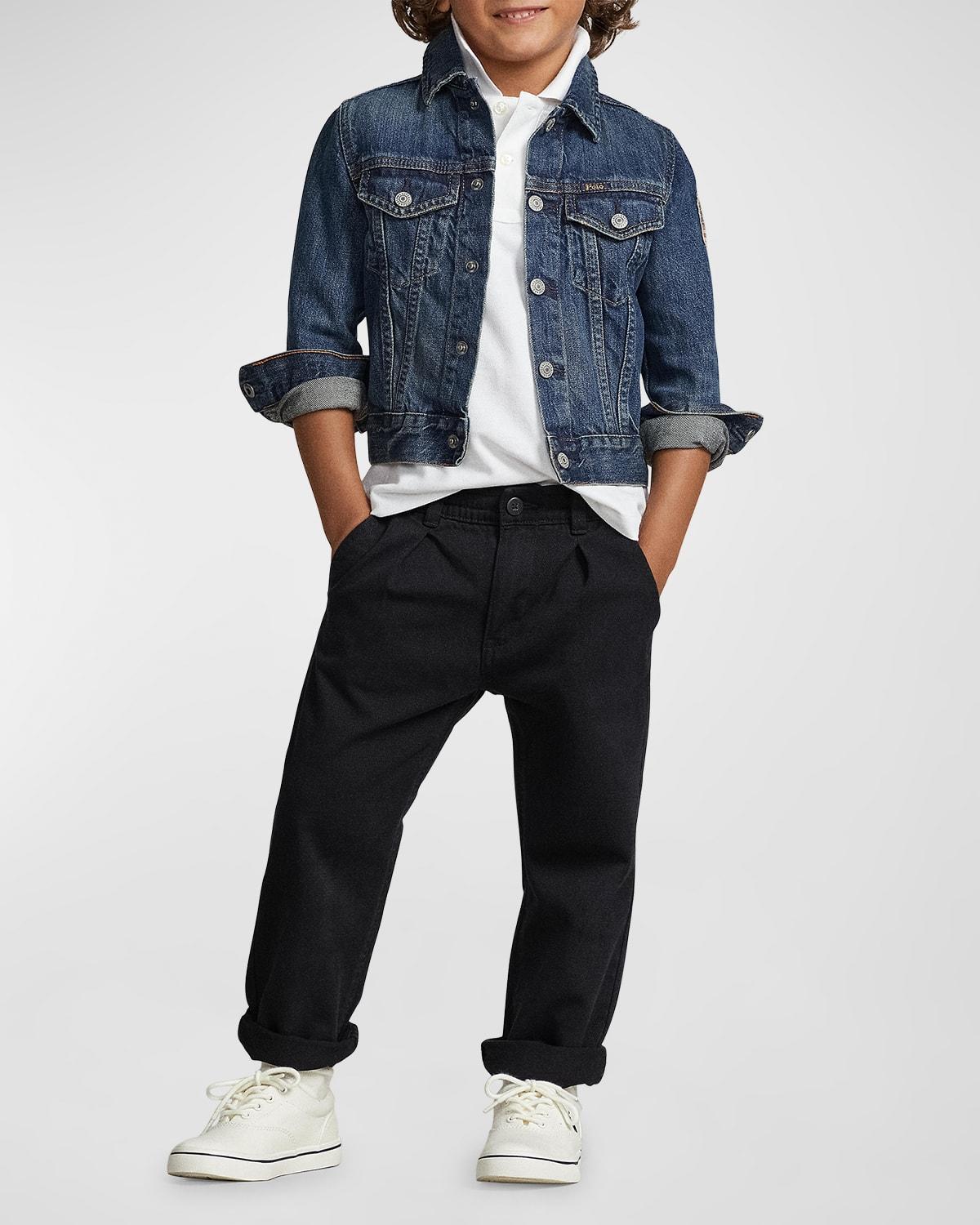 Boy's Pleated Twill Pants by POLO RALPH LAUREN