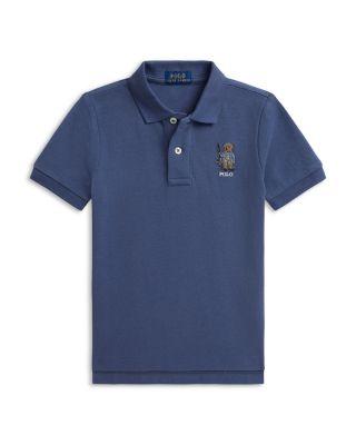 Boys' Polo Bear Cotton Mesh Polo Shirt - Little Kid by POLO RALPH LAUREN