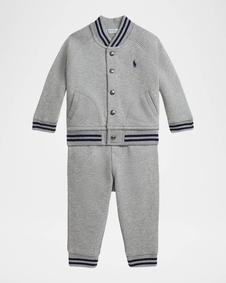 Boy's Seasonal Fleece Sweatshirt & Pants Set, Size 3M-24M by POLO RALPH LAUREN