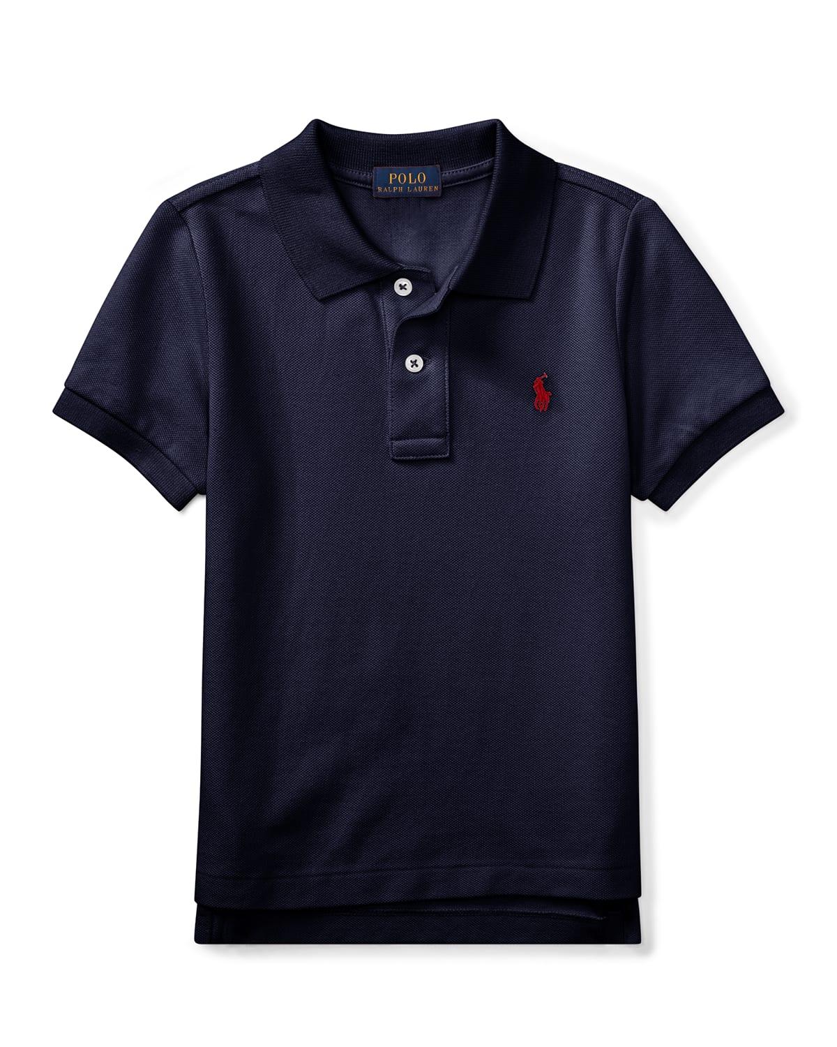 Boy's Short-Sleeve Logo Embroidery Polo Shirt, Size 2-7 by POLO RALPH LAUREN