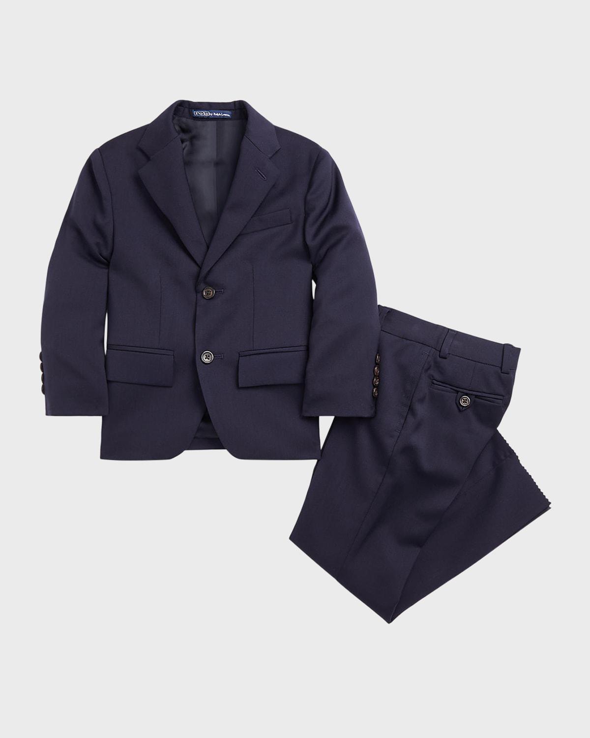 Boy's Tailored Wool Twill Two-Piece Suit by POLO RALPH LAUREN