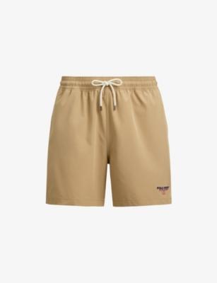 Brand-Embroidered Drawstring-Waist Swim Shorts by POLO RALPH LAUREN