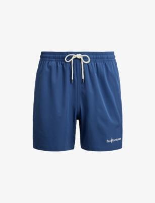 Brand-Embroidered Drawstring-Waist Swim Shorts by POLO RALPH LAUREN