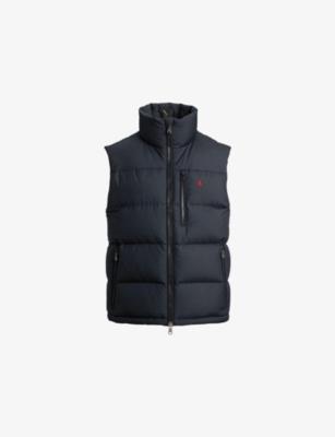 Brand-Embroidered Padded Shell Gilet by POLO RALPH LAUREN