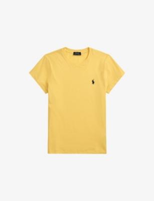 Brand-Embroidered Short-Sleeved Cotton-Jersey T-Shirt by POLO RALPH LAUREN