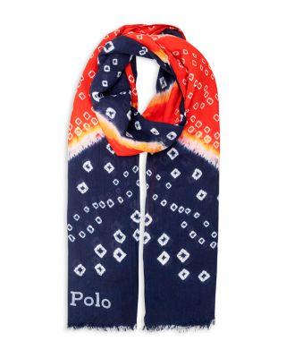 Bright Shibori Scarf by POLO RALPH LAUREN