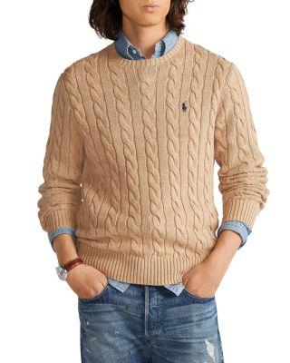 Cable Knit Cotton Sweater by POLO RALPH LAUREN