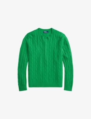 Cable-Knit Regular-Fit Cashmere Jumper by POLO RALPH LAUREN
