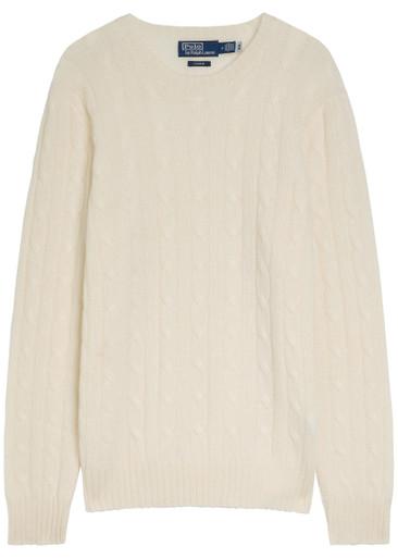 Cable-knit cashmere jumper by POLO RALPH LAUREN