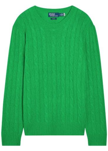 Cable-knit cashmere jumper by POLO RALPH LAUREN