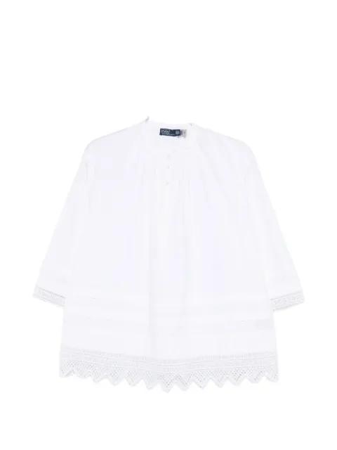 Carlton lace-trim blouse by POLO RALPH LAUREN