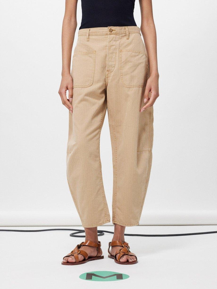 Carr cotton-blend cropped chinos by POLO RALPH LAUREN