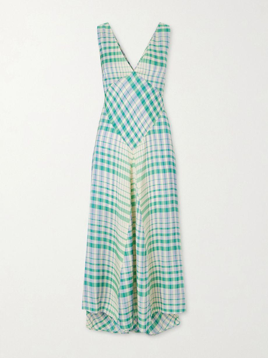 Checked woven midi dress by POLO RALPH LAUREN