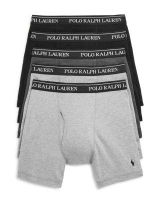 Classic Fit Cotton Boxer Briefs - Pack of 5 by POLO RALPH LAUREN
