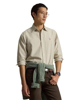 Classic Fit Gingham Oxford Shirt by POLO RALPH LAUREN