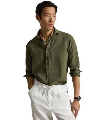 Classic Fit Linen Shirt by POLO RALPH LAUREN