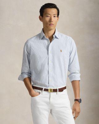 Classic Fit Long Sleeve Cotton Oxford Button Down Shirt by POLO RALPH LAUREN