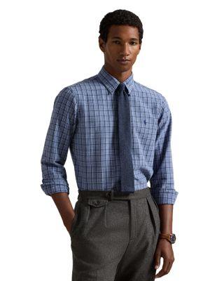 Classic Fit Plaid Oxford Button Down Shirt by POLO RALPH LAUREN