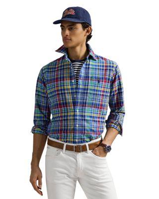 Classic Fit Plaid Oxford Shirt by POLO RALPH LAUREN