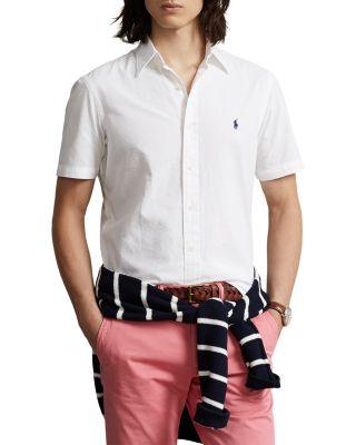 Classic Fit Prepster Seersucker Short Sleeve Shirt by POLO RALPH LAUREN